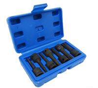 7pcs Per Torx Bit Socket Set 3/8 Pollice Drive Quadrato Per T20 T60 Con Stella Esagonale Bussole E Soffiato Modellato Scatola di Immagazzinaggio Per Una Facile Manipolazione