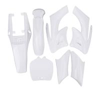 7PCS Plastic Fairing Body Cover Kits For Apollo Orion Dirt Bike Enhance Appearance And Protect Motorcycle Chinese 2 Stroke 47cc 49cc Black (White)