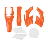 7PCS Plastic Fairing Body Cover Kits For Apollo Orion Dirt Bike Enhance Appearance And Protect Motorcycle Chinese 2 Stroke 47cc 49cc Black (Orange)