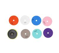 7Pcs Polishing Pads Wet Dry Polish Kit Grit 50 3000 1Pc Backer for Grinding Granite Marble 4in, Fast Stone Polishing, High Brightness, Durable