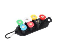 7pcs Riduccia Serva Ugello Set Porta Connettore Connettore Porta del Display da 1/4 Pollici Accessori Filtro Filtro