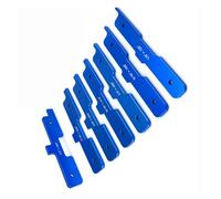 7Pcs Router Setup Block Lavorazione Del Legno Router Profondità Gauge Alluminio Router Setup Block Spacer