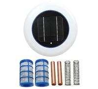 7pcs/set Ionizzatore a piscina solare 6x6 eco -friendly cloro alghe resistenti alla piscina resistente alla in rame ionizzatore per piscine a terra