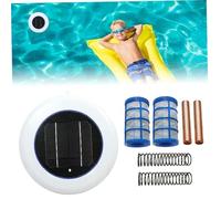 7pcs/set ionizzatore a piscina solare, 6x6 Ionizzatore a piscina di rame resistenti al cloro eco -friendly