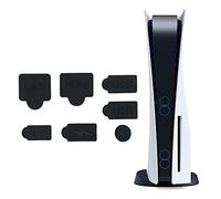 7pcs Silicone Dust Stopper Custodia antipolvere Kit di spine antipolvere Set per Playstation 5 Interfaccia USB HDMI Copertura antipolvere per PS5 Protezione antipolvere per console di gioco
