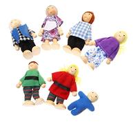 7Pezzi Piccole Figure e Narrazione per Sviluppo Motorio e Creatività Dei