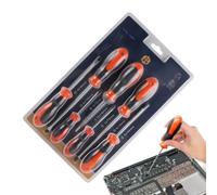 7Piece Socket Screwdriver Set - Magnetic Steel Portable Non-Slip