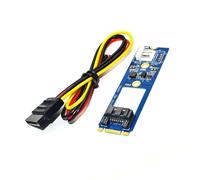 7Pin SATA3.0 Espansione Orizzontale Per 2242/2260/2280 SSD Salvaspazio Modulo Convertitore Scheda di Espansione