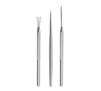 7Pin Wire Texture Strumento Ceramica DIY Potterys Pennello Polimeri Argilla Ago