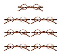 7PK Unisex Piccolo Rotondo Occhiali da Lettura Blu Luce Blocco Uomo Donna