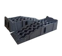 7T Heavy Duty Autorampe, Piattaforme di accesso per auto, rampe di sollevamento e carico, rampe in plastica auto, stabilizzatore per pneumatici auto, stabilizzazione antiscivolo, coppia.