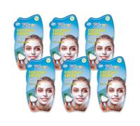 7th Heaven Coconut Cream Face Mask with Oatmeal Mulipack of 6 - Soothing & Smoothing Mask for Sensitive Skin - Cruelty-Free Skincare