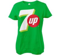 7Up Donna Logo Girly Tee IMG-5-7UP002-H95-6 S Verde