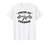 7UP Drink Fresh Up Freddie - Bandiere da Corsa a Scacchi retrò Maglietta
