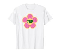 7UP Drink Retro Anni '70 Hippy Flower The Uncola Maglietta