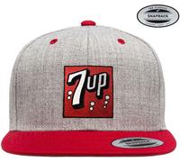 7Up Retro Logo Patch Snapback Cap IMG-91-7UP9901-CB27 Einheitsgröße Grigio