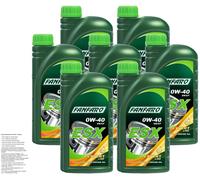 7x 1 Litro FANFARO ESX 0W-40 Scorrevolezza olio motore Api Sn / CH-4 Acea A3/B4