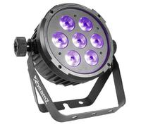 7X 10W LED PAR Luce, 6-In-1 RGBAW UV - BT280 LED FLAT PAR
