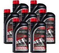 7X 1L CHEMPIOIL Olio Motore CH SAE 40 SAE 40 API CH-4/SJ Motorenöl Engine Oil