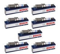 7x BOSCH Candela Doppio Iridio per Nissan Micra IV K13 1.2 Honda Jazz V Gr