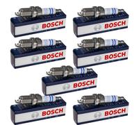 7x BOSCH Candela Doppio Platino per BMW 3er Compatto E46 316 Ti Audi A6 4F2 C6