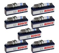 7x BOSCH Candela Doppio Platino per JAGUAR S-TYPE X200 3.0 V6 Volvo C30 533 1.8