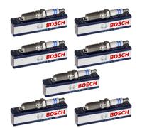 7x BOSCH Candela per Ford Fiesta VI Fuoco Torneo Dnw 1.6 16V 1.4 Daw Dbw