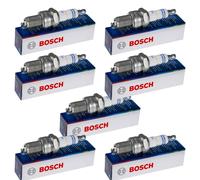 7x BOSCH Candela per VW Golf II 19E 1G1 1.8 Jetta 1G2 165 86C 80 1.3