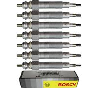 7x BOSCH Candelette per Land Rover Defender Station Wagon L316 2.5 Tdi 4x4