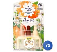7x Bundle Ambi-Pur Spina 3Volution Ricarica Arancia & Cannella