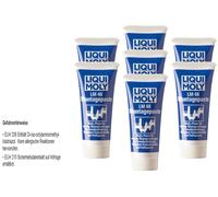 7x Liqui Moly 50g Lm 48 Pasta di Montaggio Tubo Plastica Wolframdisulfid-Paste