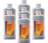 7X Liqui Moly Lucidante E Cera Pulitore Lucentezza Cura Della Vernice 500 Ml