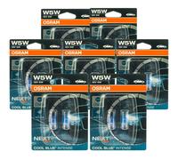 7X OSRAM COOL BLUE INTENSE W5W DUOPACK Lampadine 12V W21X95D