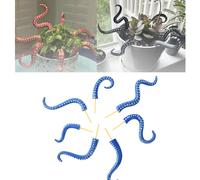 7x picchetti per vasi da fiori a forma di mostro marino con tentacoli per