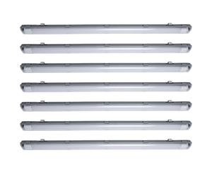 7x soffitti a LED, vasche, lampade, garage, scantinati, tubi per luce diurna, IP65, ambienti umidi, corridoi, apparecchi di illuminazione