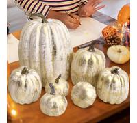 7x Zucche finte Modello Halloween Schiuma Props per Halloween Baby Shower