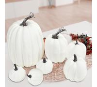 7x Zucche finte Modello Halloween Schiuma Props per Halloween Baby Shower