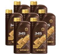 7X1 Litri Originale PEMCO OLIO MOTORE iDRIVE 345 5W-30 API SN/CF Engine Oil