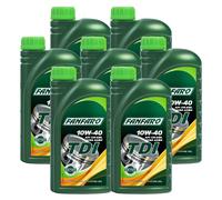 7x1 Litro FANFARO TDI 10W-40 API CH-4/SL ACEA A3/B4 Olio Motore