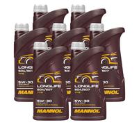 7x1 Litro mannol Longlife 504/507 5W-30 olio motore Api Sn Acea C3 7715