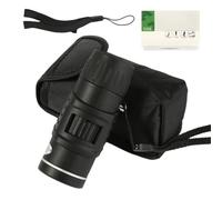 7x18 Compact Monocular Telescope - Handheld Low-Light Night Vision Scope | 7x Magnification With 18mm Optical Glass Objective Lens, Double Focus Eyepiece Adjustment, 7.5° Wide Field Of View, Includes