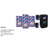 7X1L Liqui Moly Leichtlauf High Tech 5W-40 2X MANNOL 9900 Motor Flush Borsa