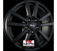 8.00 x 18 ET 53.00 5x130 BROCK / RC RC25 neri Cerchi in Lega Porsche Cayenne 9PA