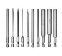 8/10Pcs 1/4 "Cacciavite Bit 1/4" Shank 4" Lunghezza 4" Lega Acciaio Power DrillBit 1.5-H12 Bit Cacciavite