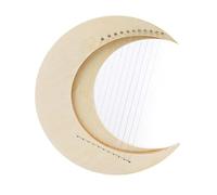 8/11/15 Corde Lyre Harp - Crescent Moon & Full Moon Style, Strumenti a corda in legno professionali, Portable Lye Harp Music Gift for Adult Children (Color : Natural 11 strings)