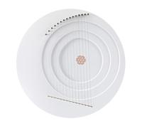 8/11/15 Corde Lyre Harp - Crescent Moon & Full Moon Style, Strumenti a corda in legno professionali, Portable Lye Harp Music Gift for Adult Children (Color : White 15 strings)