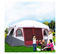 8-12 Person Camping Tent, 2 Bedroom Family Tent Camping Tents & Shelters Large Tent 12 Person Outdoor Tents, Festival Essential/Waterproof Camping Tent Sewn in Groundsheet Vision