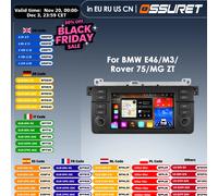 8 + 128G AI Voce Auto Android Auto Radio per BMW E46 M3 318 320 325 330 335 Carplay 4G LTE Lettore multimediale GPS Autoradio RDS SWC