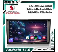 8" 128GB 8-Core Android 14 GPS Autoradio Wifi per Opel Corsa D/C Astra H Zafira
