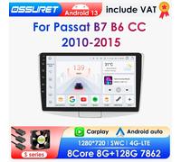 8 + 128GB Android 13 autoradio multimediale per Passat B7 B6 CC 2010-2015 AI controllo vocale navigazione GPS Carplay Octa Core 7862